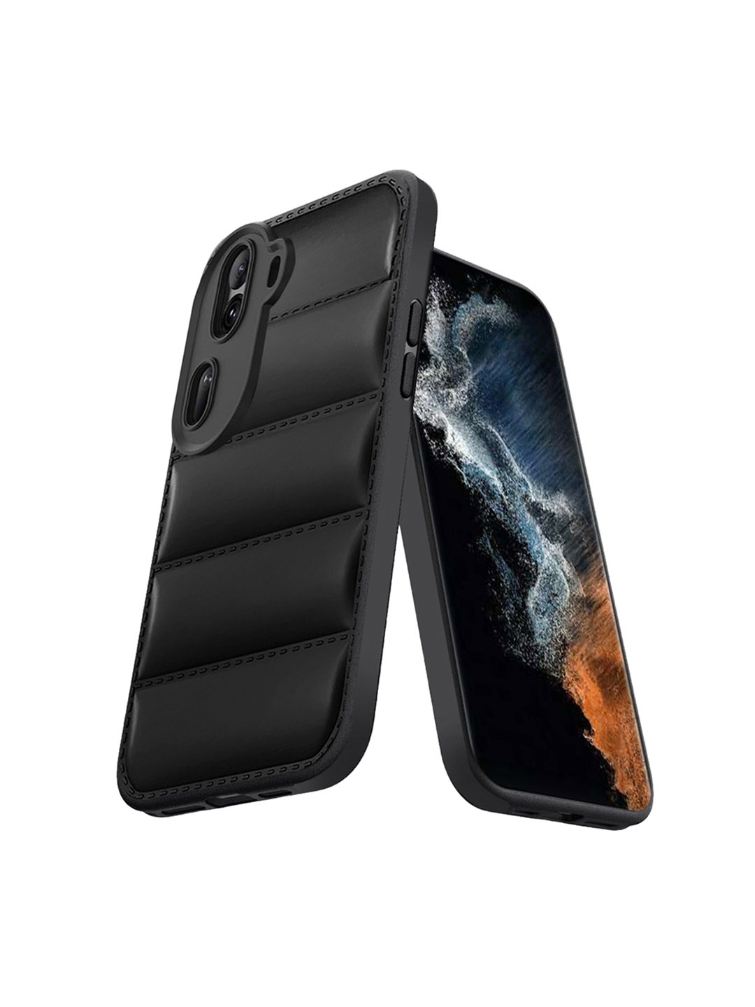 

Karwan Oppo Reno 11 Pro Back Case, Black