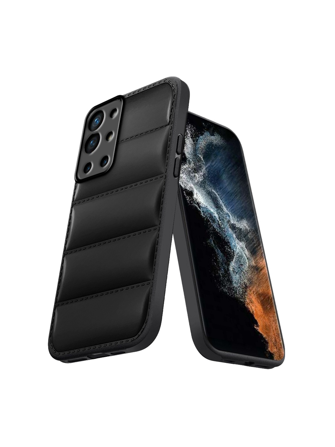 

Karwan Oneplus 9R Mobile Back Case, Black