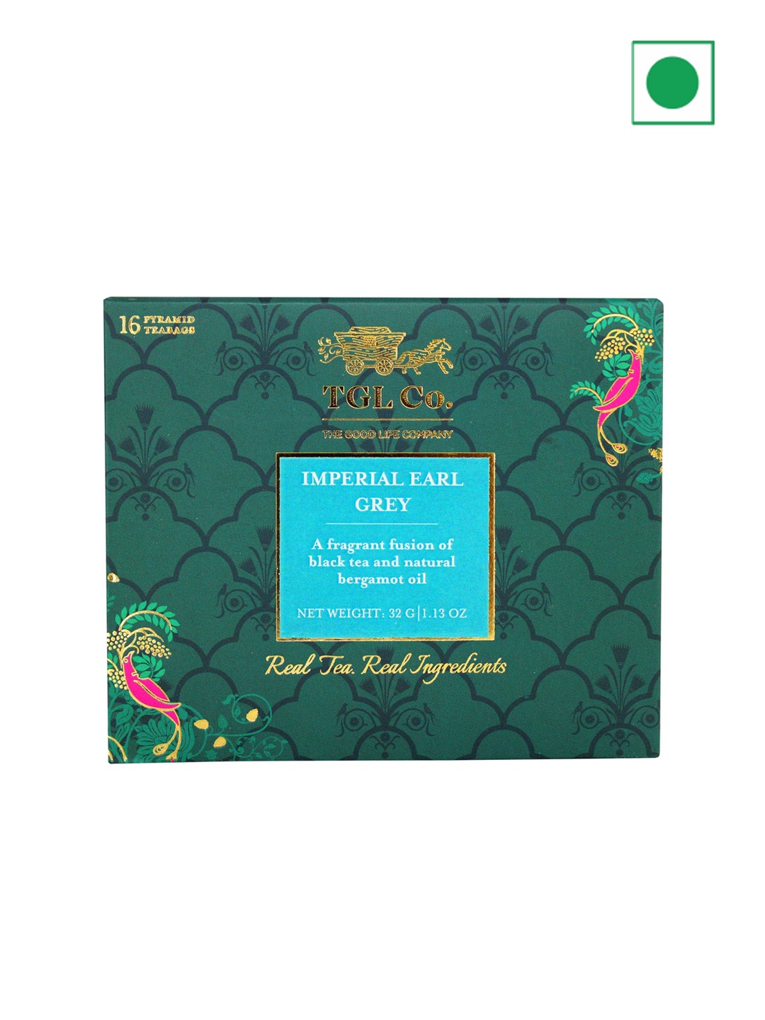 

TGL Co. Black Tea Bags - 100 G, Green