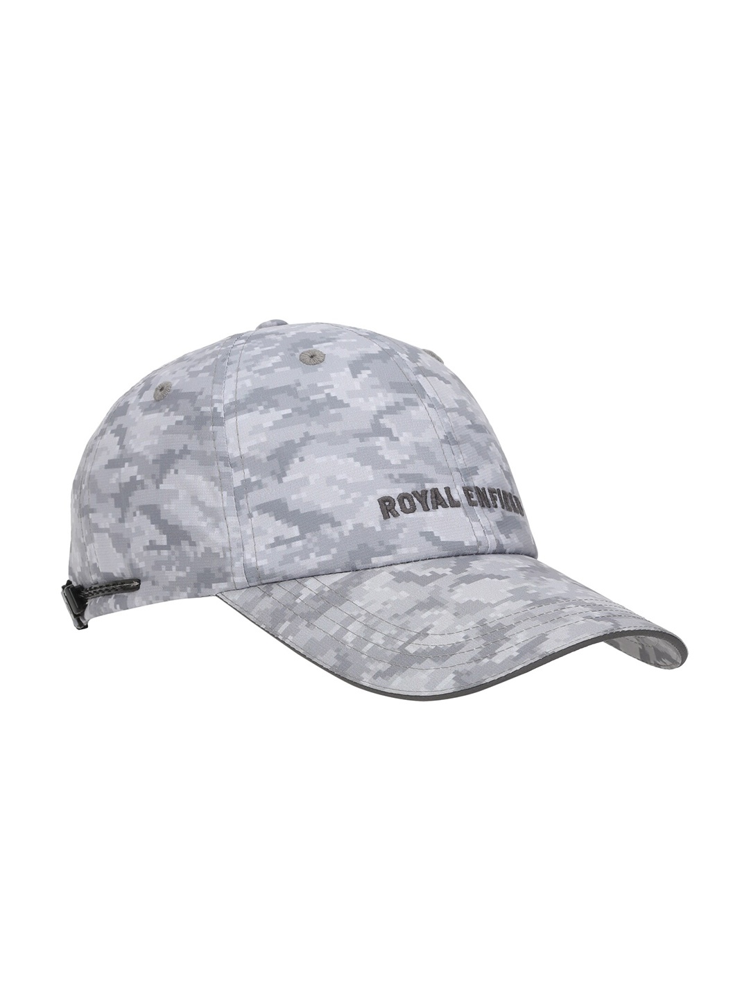 

Royal Enfield Aop Unisex Embroidered Baseball Cap, Grey