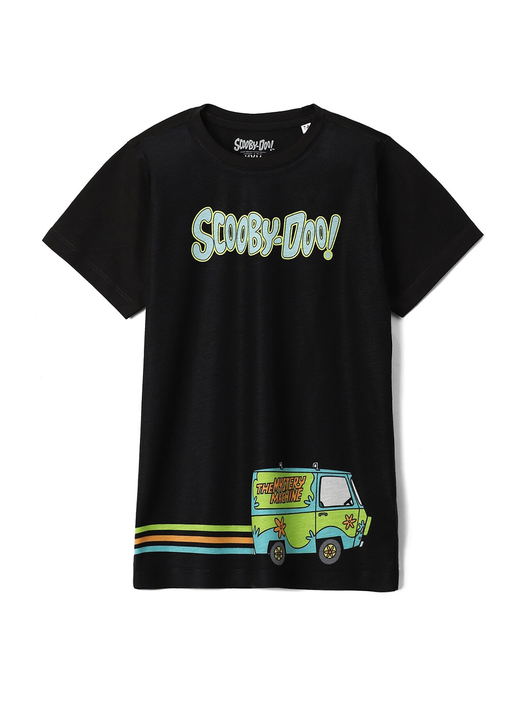 

Wear Your Mind Boys Round Neck Typography Printed Cotton T-shirt, Black