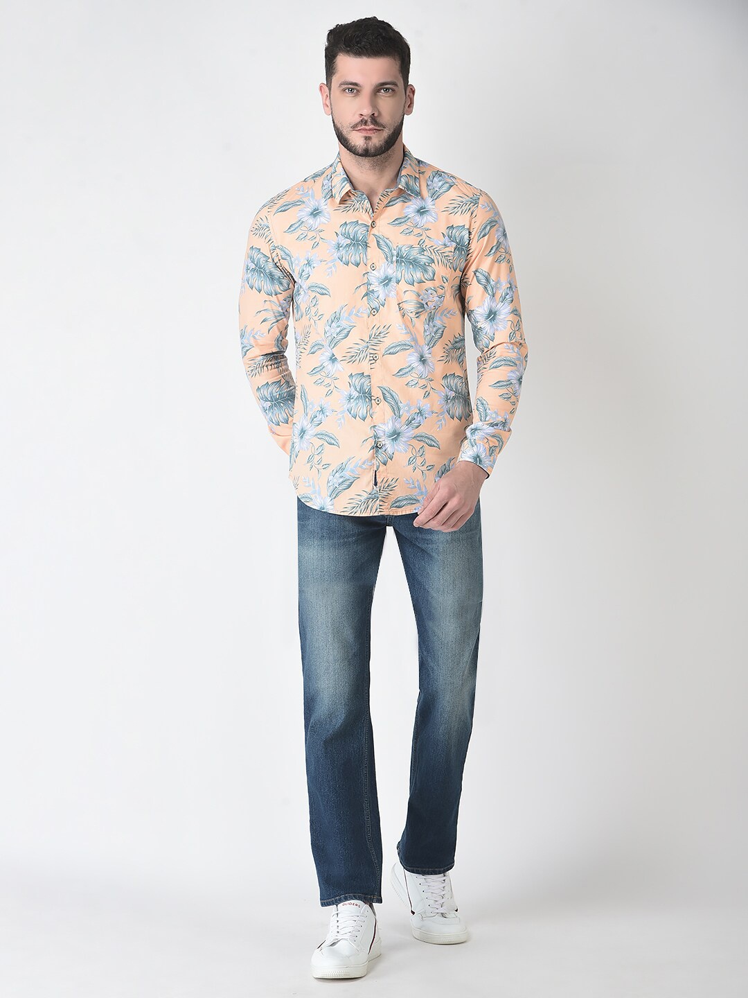

Numero Uno Men Floral Print Slim Fit Shirt, Multi