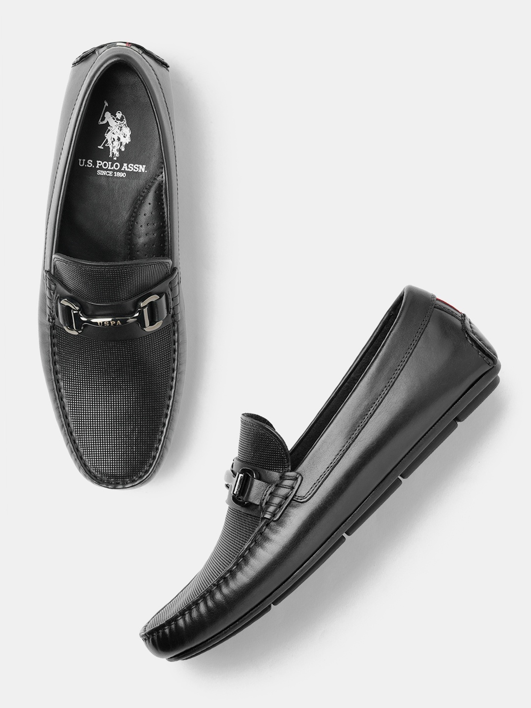 

U.S. Polo Assn. Men DOREH Loafers, Black