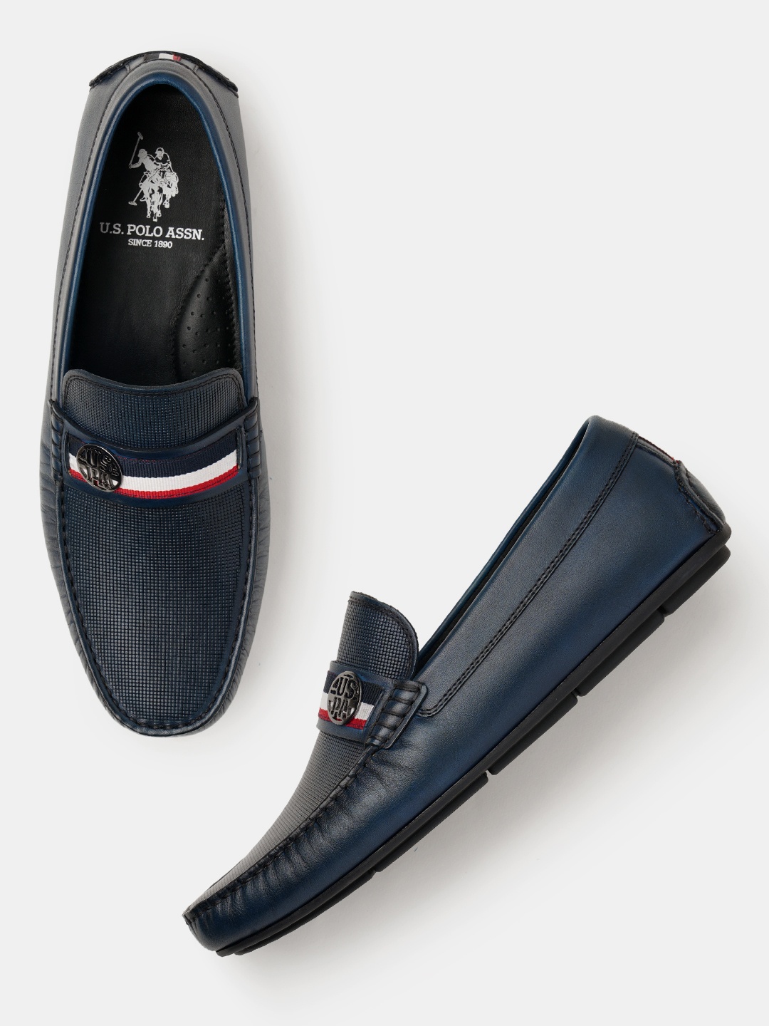 

U.S. Polo Assn. Men DENLY Loafers, Navy blue