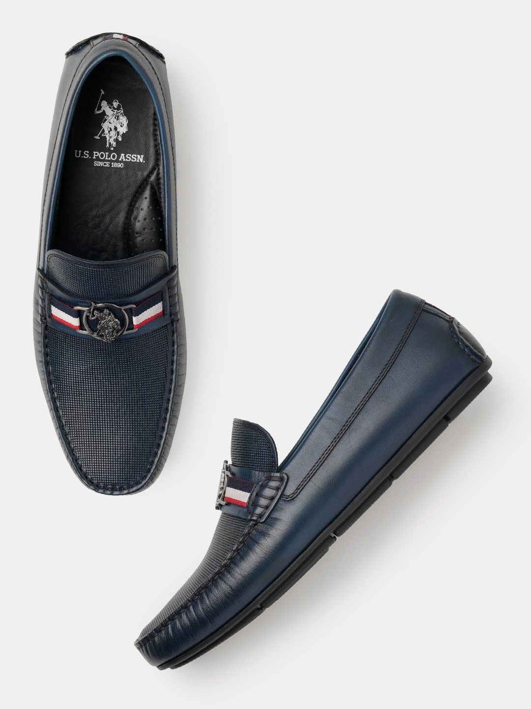 

U.S. Polo Assn. Men GREGOR Loafers, Navy blue