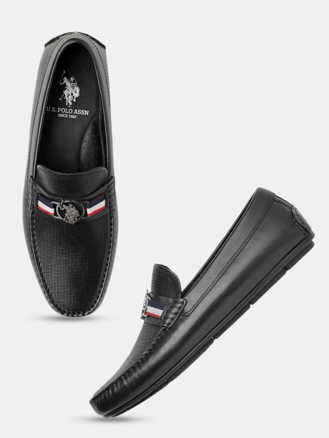 

U.S. Polo Assn. Men GREGOR Loafers, Black