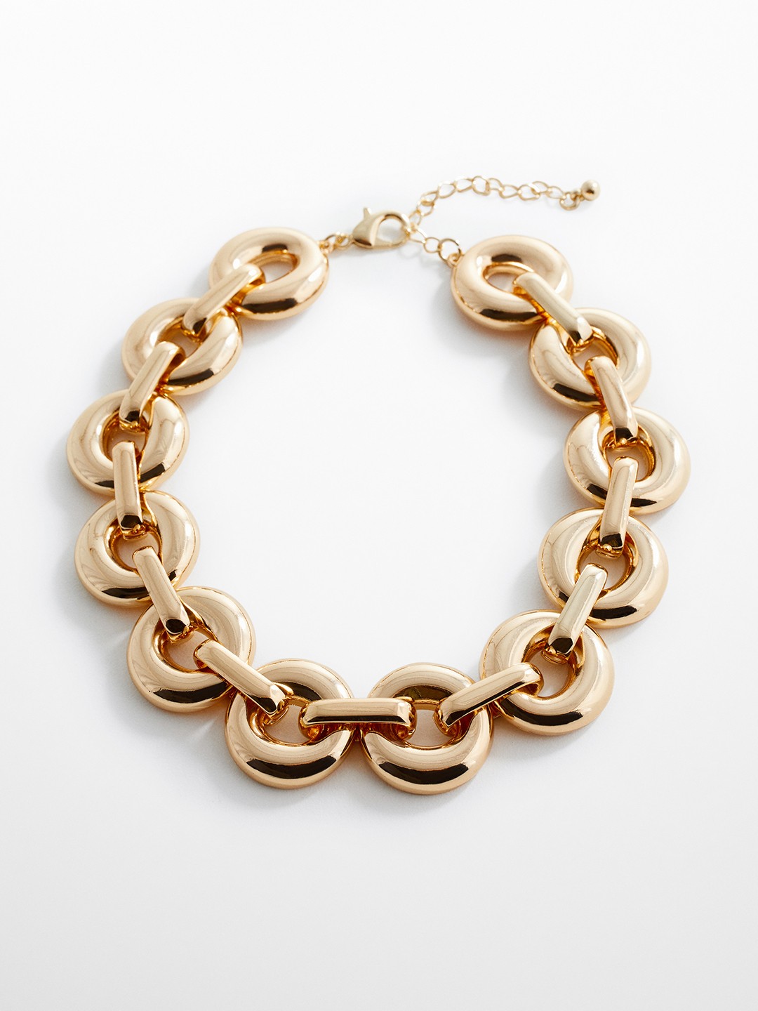 

MANGO Statement Choker Link Necklace, Gold