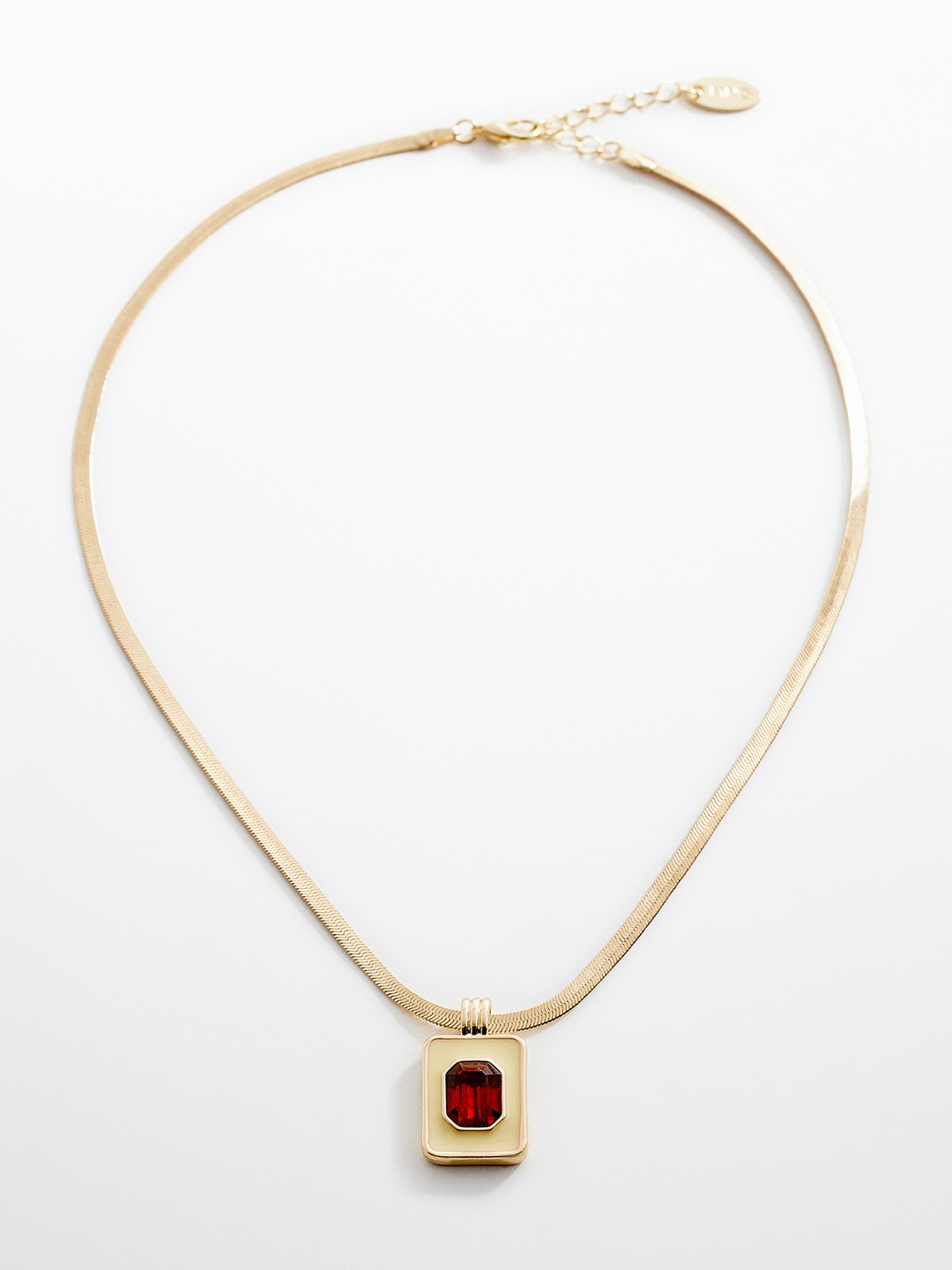 

MANGO Square Pendants with Chains, Gold
