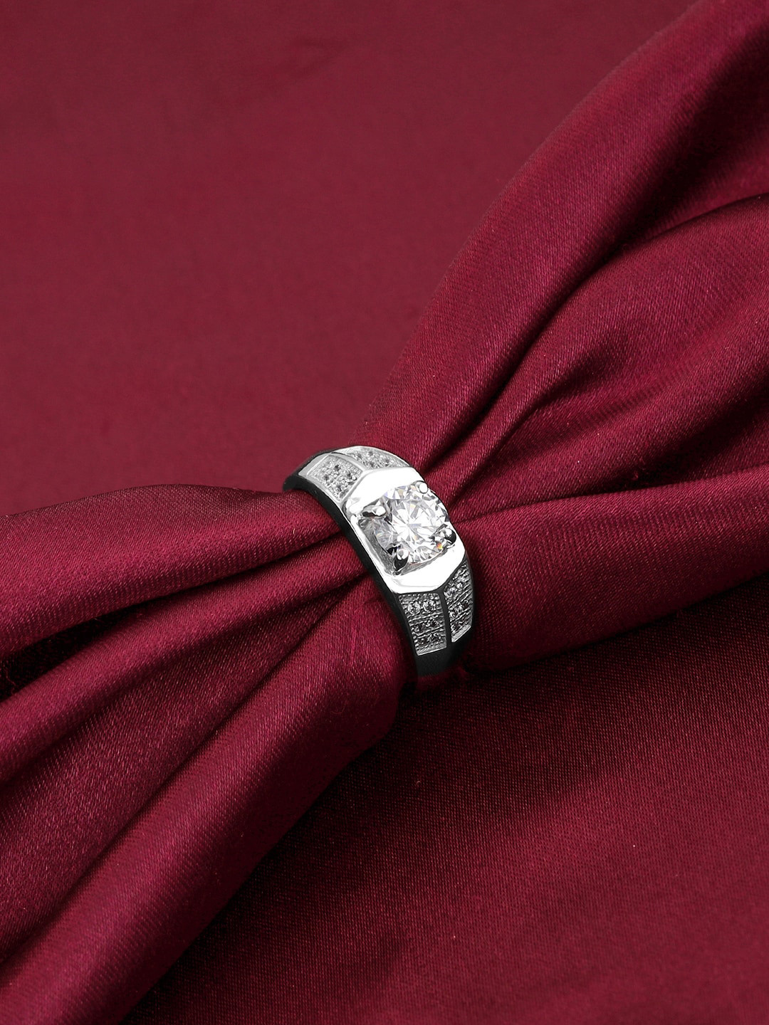 

GIVA 925 Sterling Silver Rhodium-Plated Prime Ring