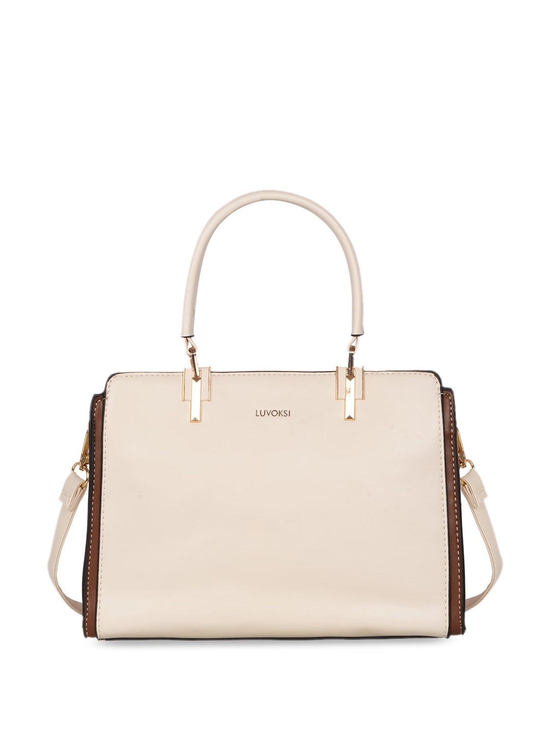 

Luvoksi Structured Handheld Bag, White