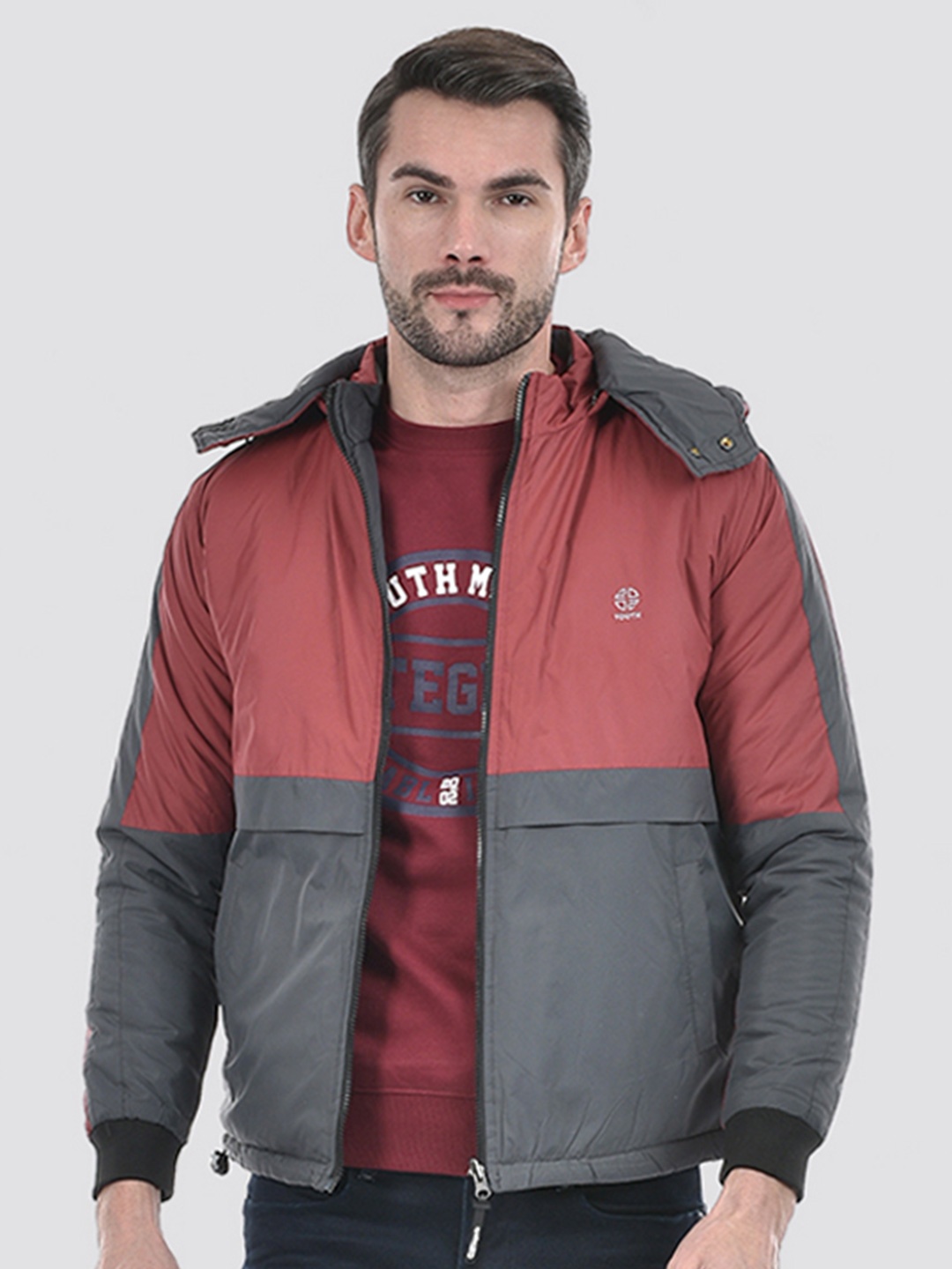 

Integriti Men without Reversible Crop Padded Jacket, Multi