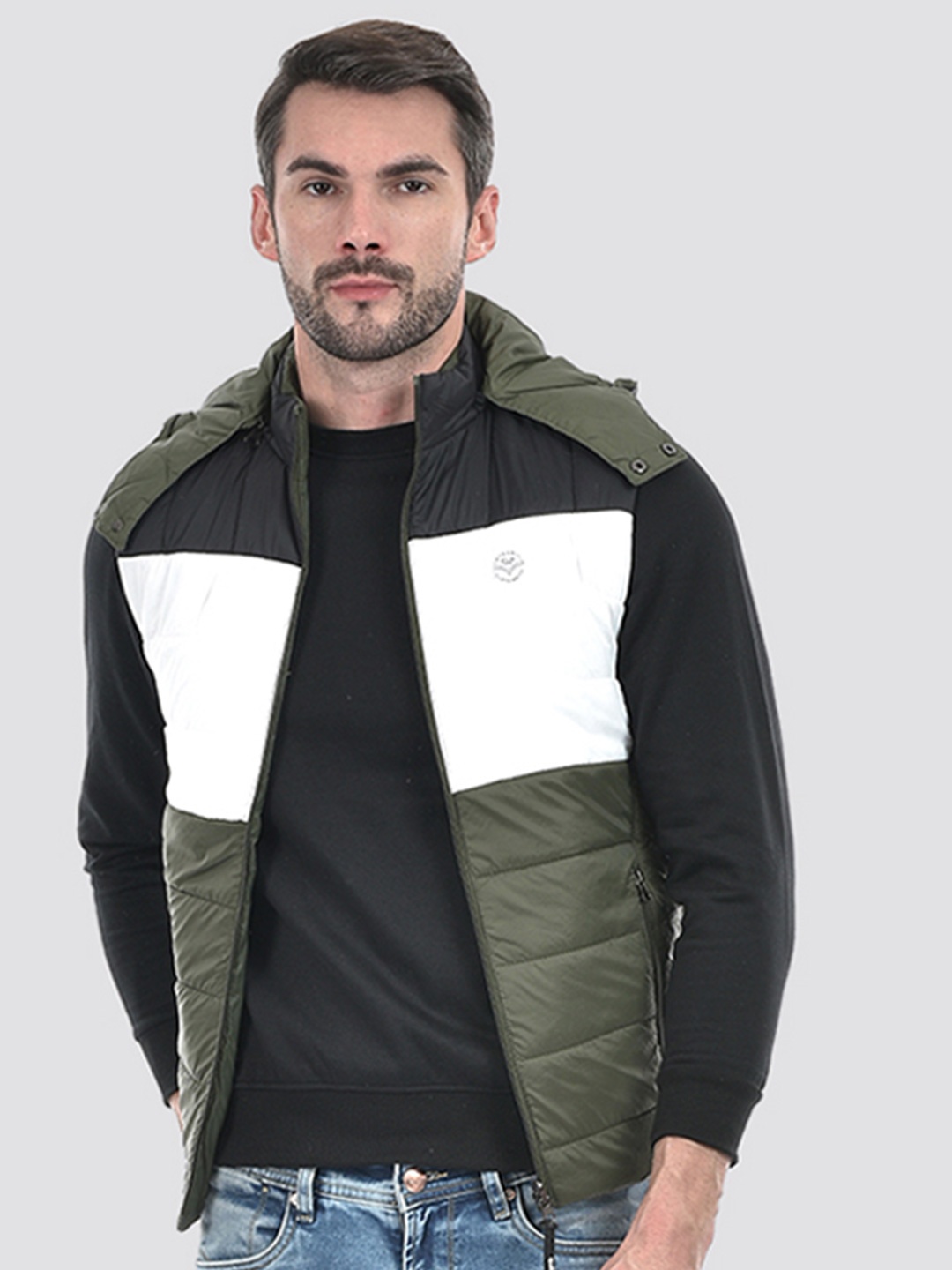 

Integriti Men without Reversible Crop Bomber Jacket, Green