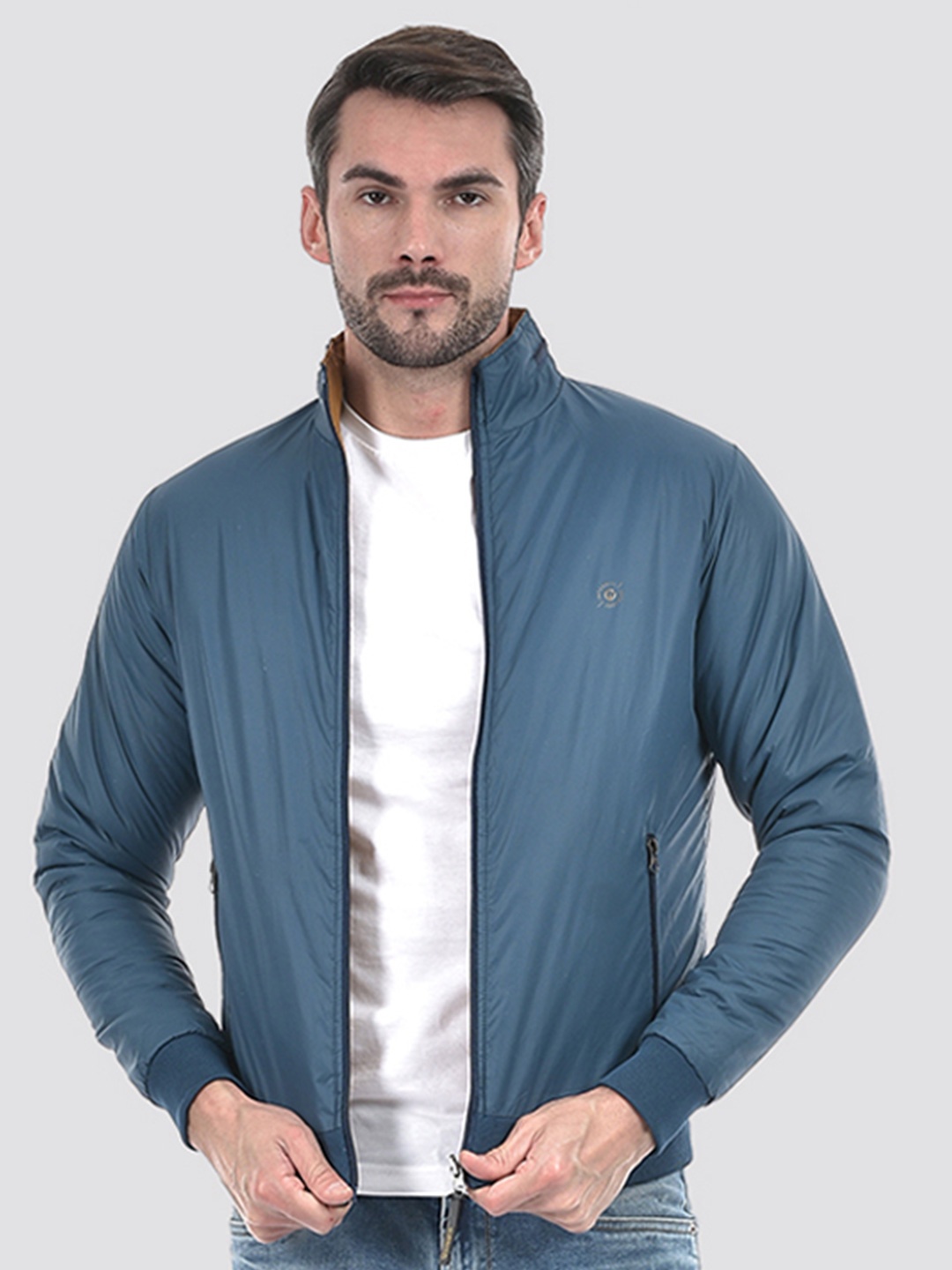 

Integriti Men Floral without Reversible Crop Puffer Jacket, Multi
