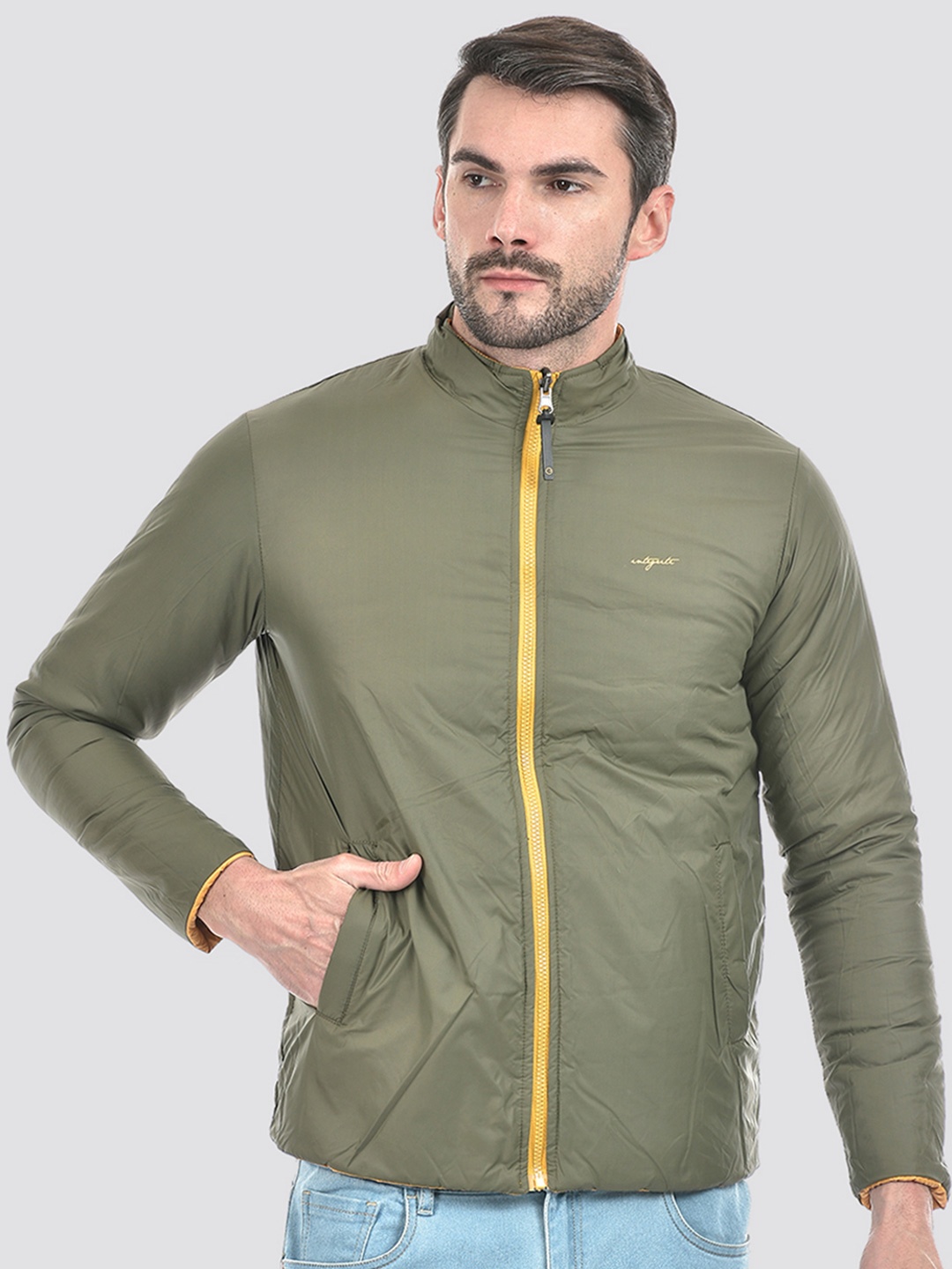 

Integriti Men without Reversible Crop Open Front Jacket, Multi