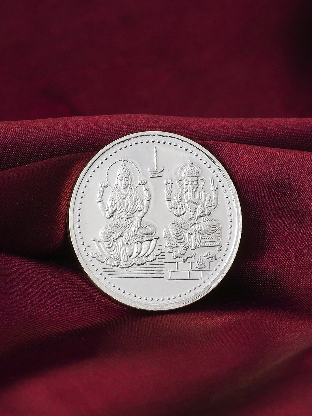 

GIVA 925 Sterling Silver Lakshmi Ganesh Coin-4gm