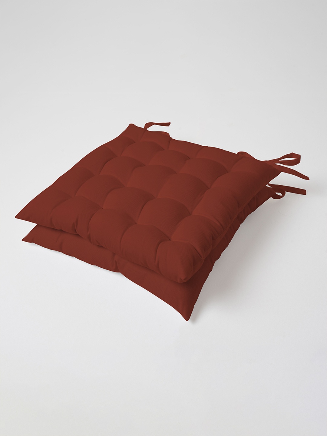 

SKANDA FAB 2 Pieces Maroon Pure Cotton Chair Pads