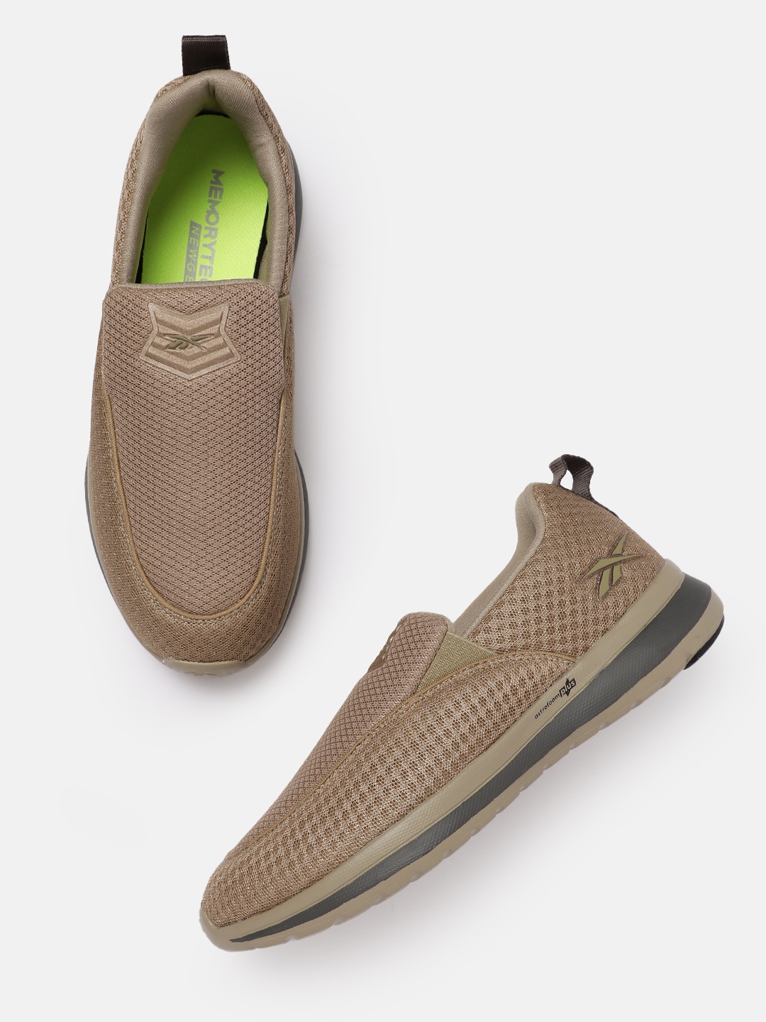 

Reebok Men Ree-Form Blaze Slip-On Walking Shoes, Brown
