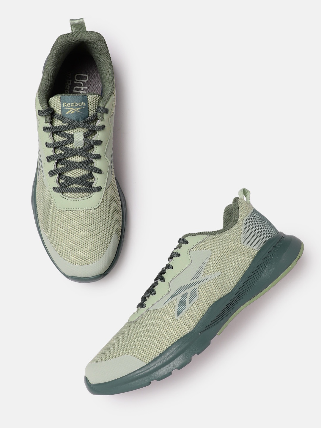 

Reebok Men Woven Design Speed Charge Running Shoes, Green