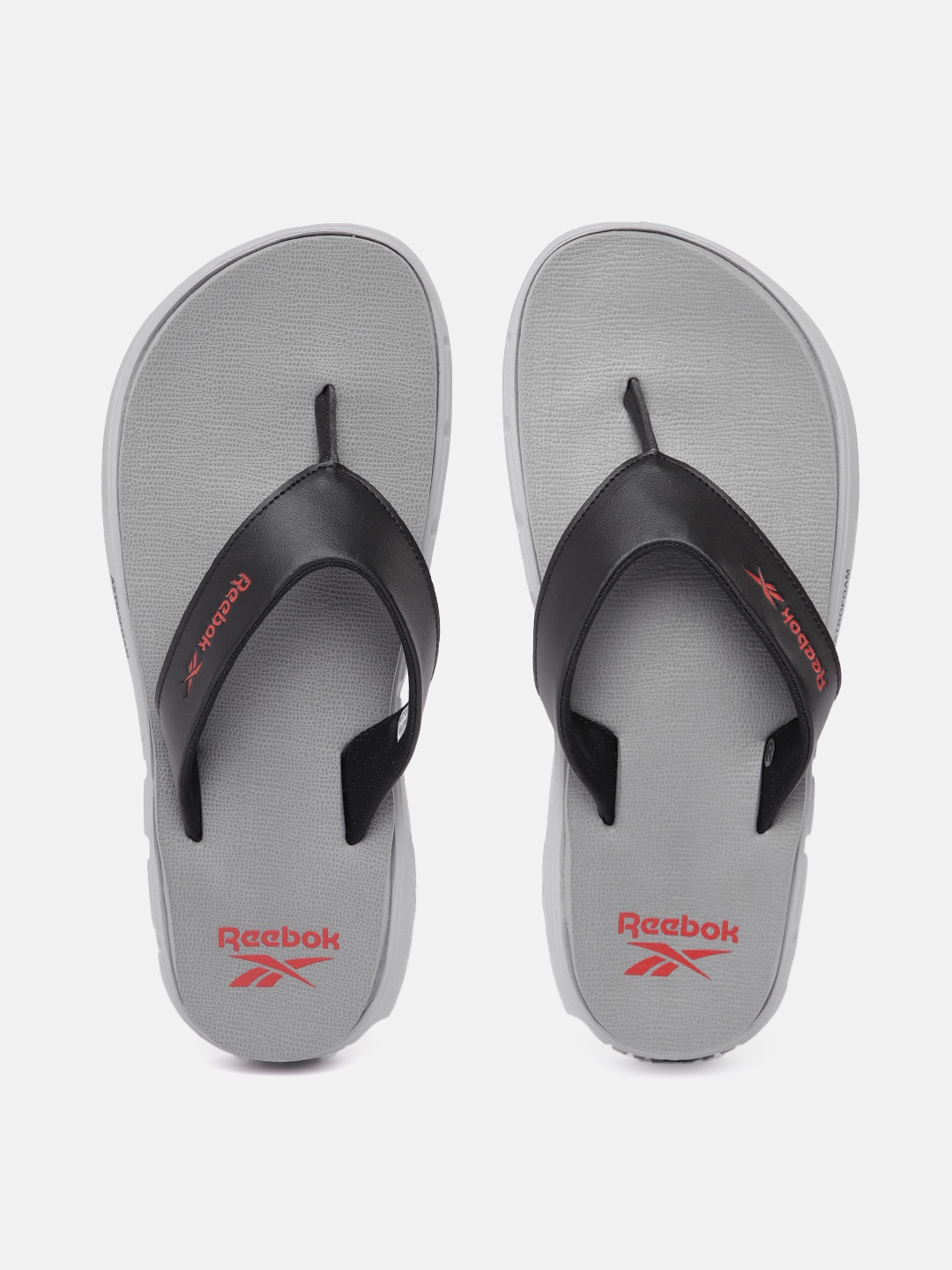 

Reebok Men Comfort Bolt Thong Flip-Flops, Black