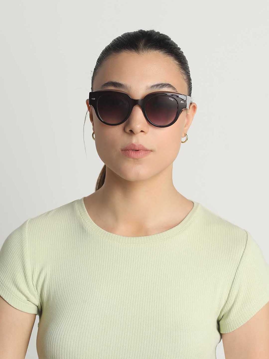 

IDEE Women Oval Sunglasses with UV Protected Lens IDS3121C3SG, Grey