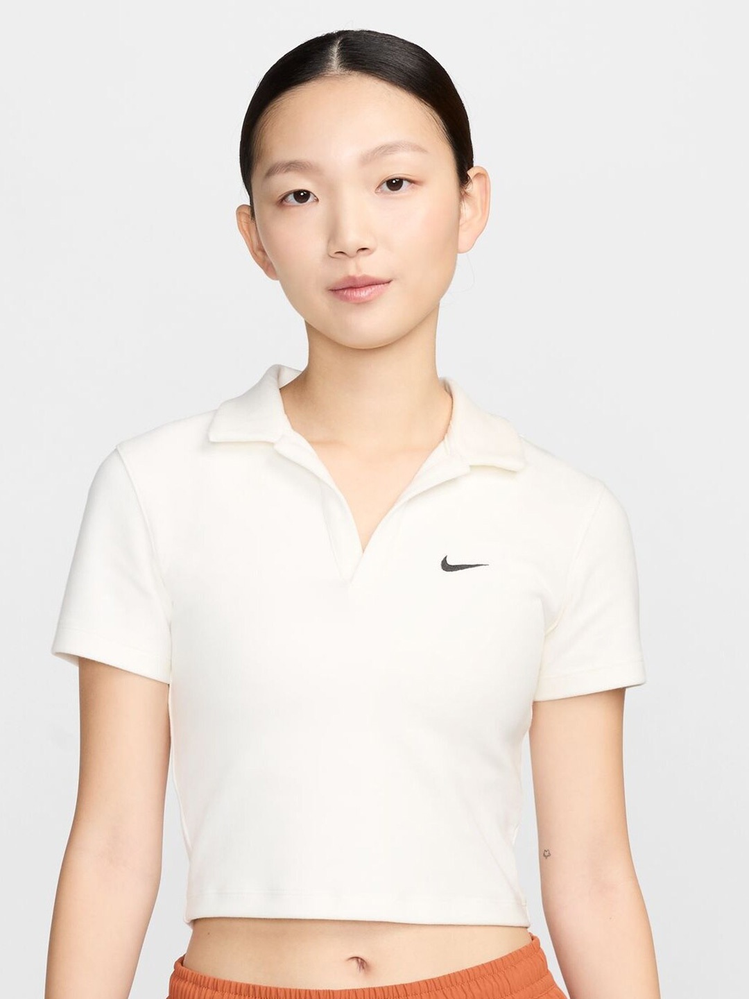 

Nike Sportswear Essential Women's Short-sleeve Polo Top, White