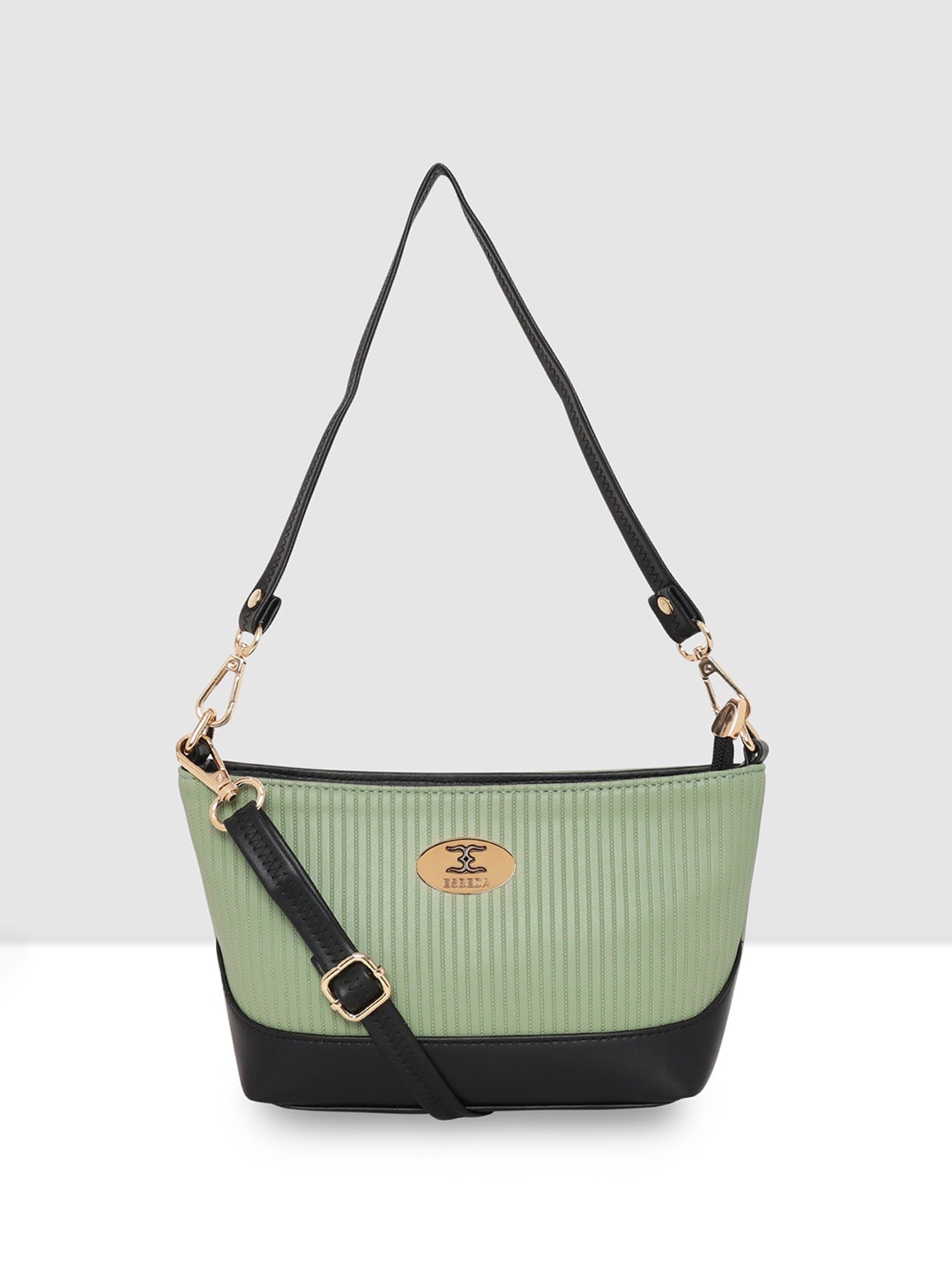 

ESBEDA Textured Lightweight Dual Handle Sling Bag, Green