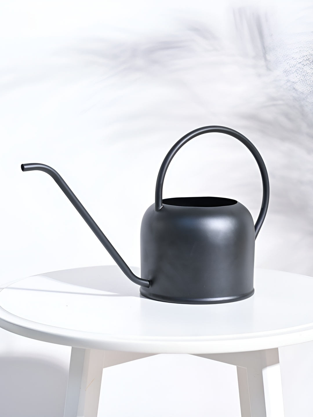 

UGAOO Black Stainless Steel Watering Can