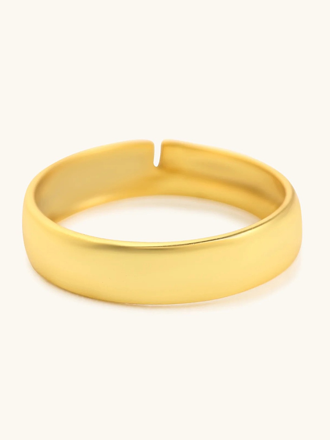 

Mabel 925 Sterling Silver Gold Plated Adjustable Band Ring