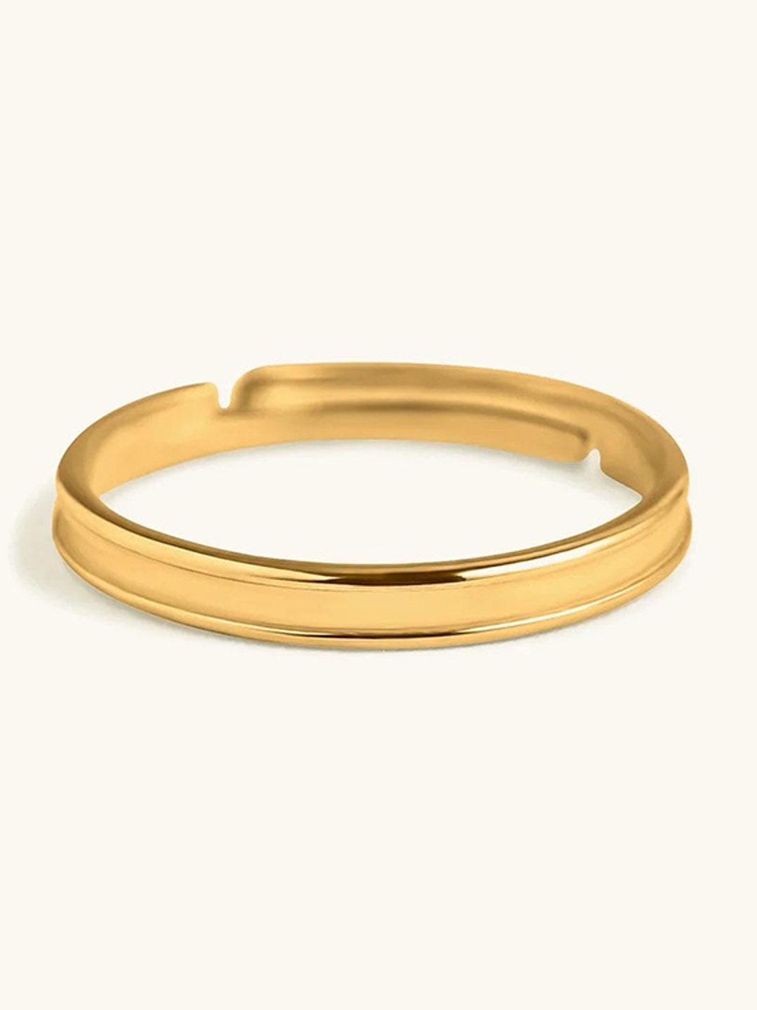 

Mabel Men 925 Sterling Silver Gold Plated Finger Ring