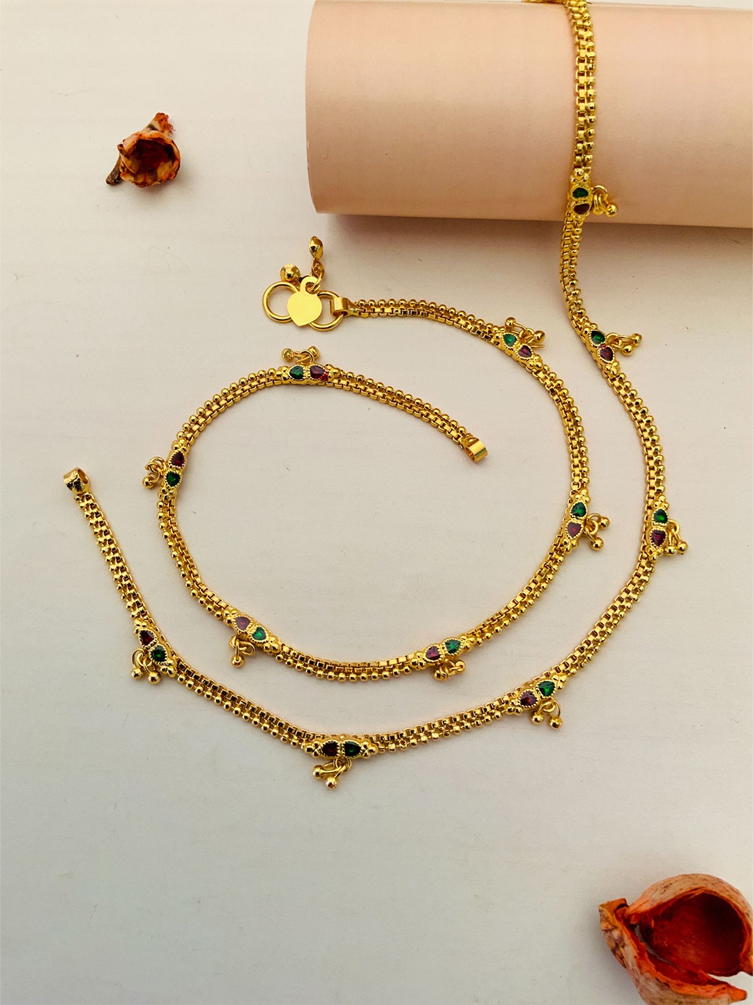 

Anouk Gold-Toned Gold-Plated Anklet