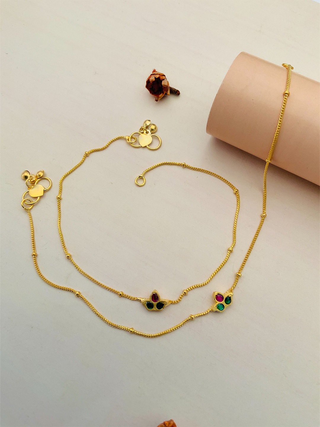 

Anouk Gold-Toned Gold-Plated Anklet