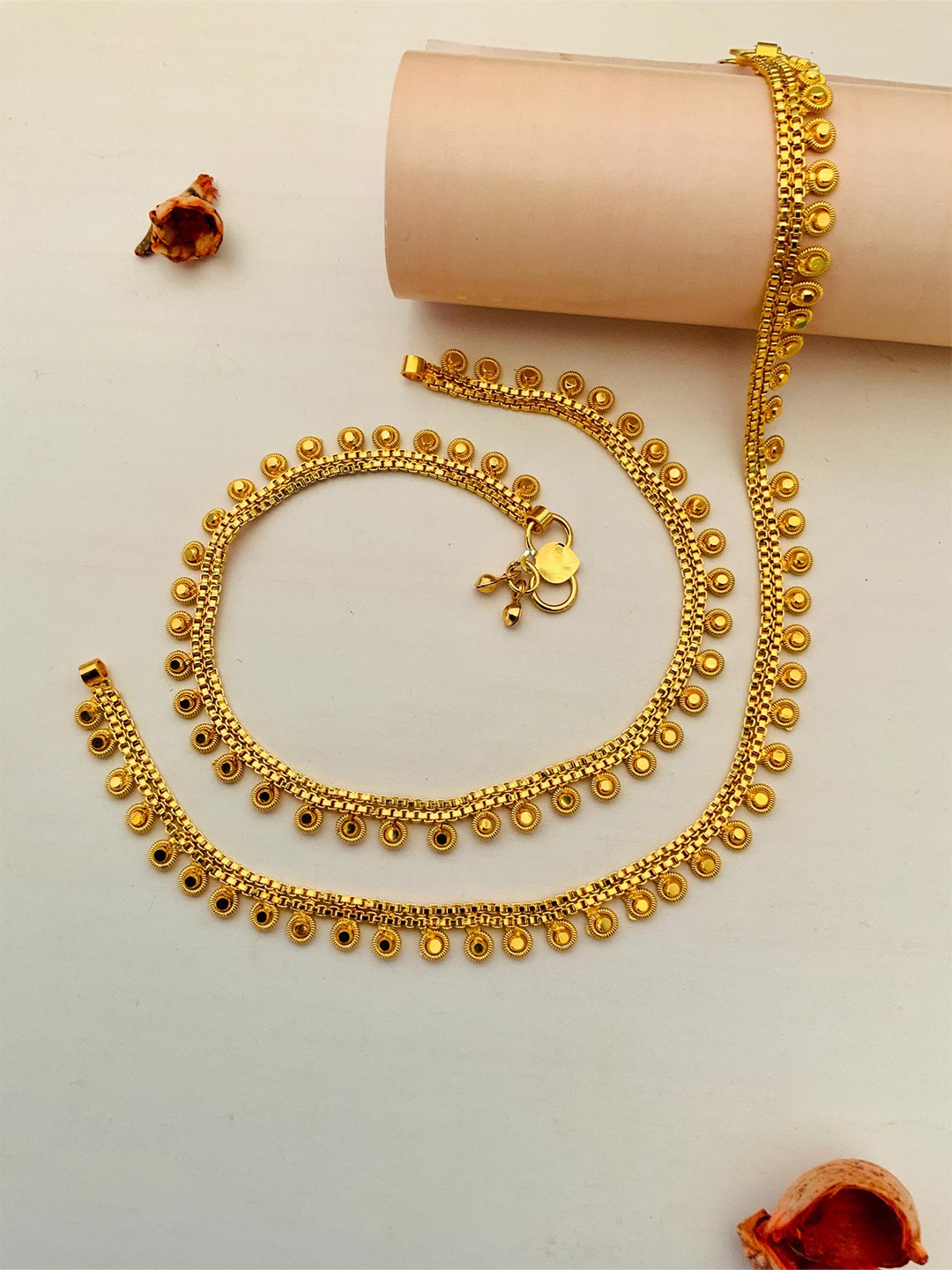 

Anouk Gold-Toned Gold-Plated Anklet
