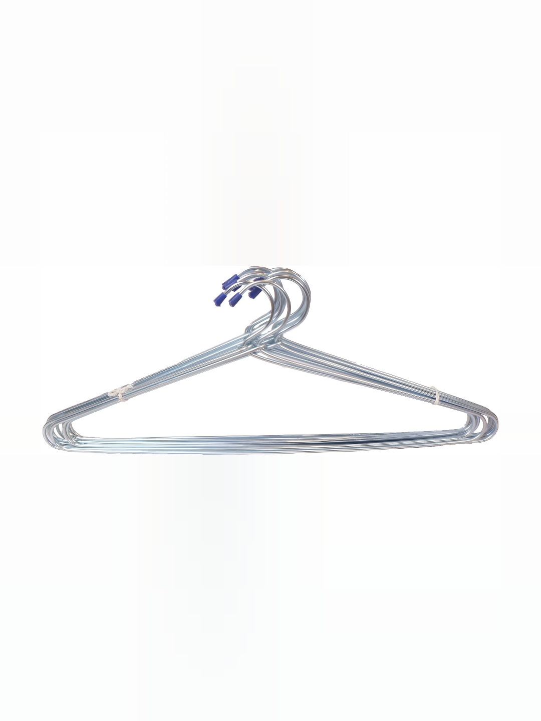 

SINAL Blue 12 Pieces Steel Clothes Hanger, Silver