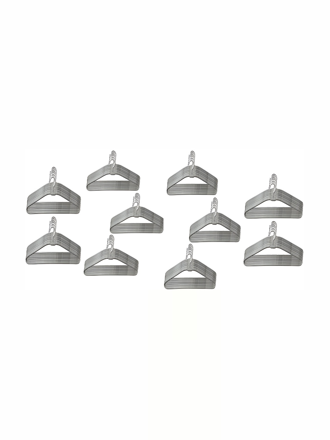 

SINAL 100 Pieces Steel Clothes Hanger, Silver