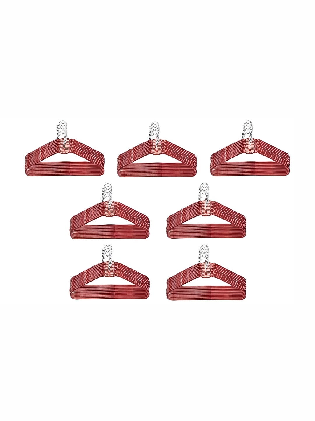 

SINAL Red 70 Pieces Steel Clothes Hanger