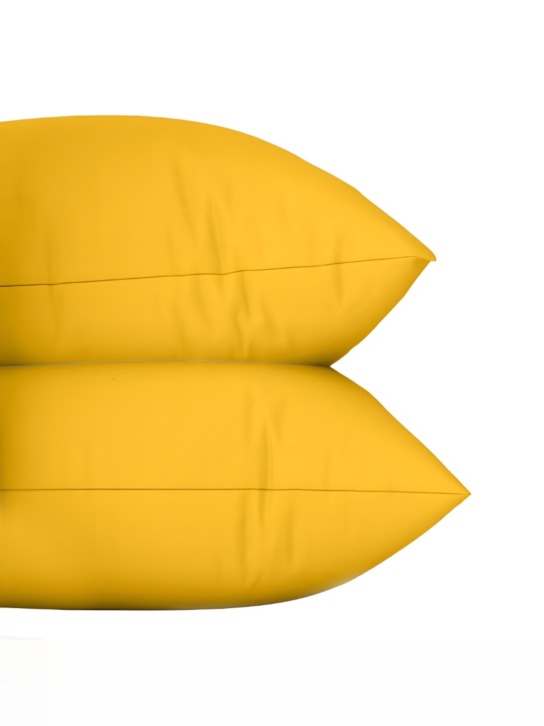 

BIRD WING Yellow 2 Pieces Cotton Square Cushion Covers