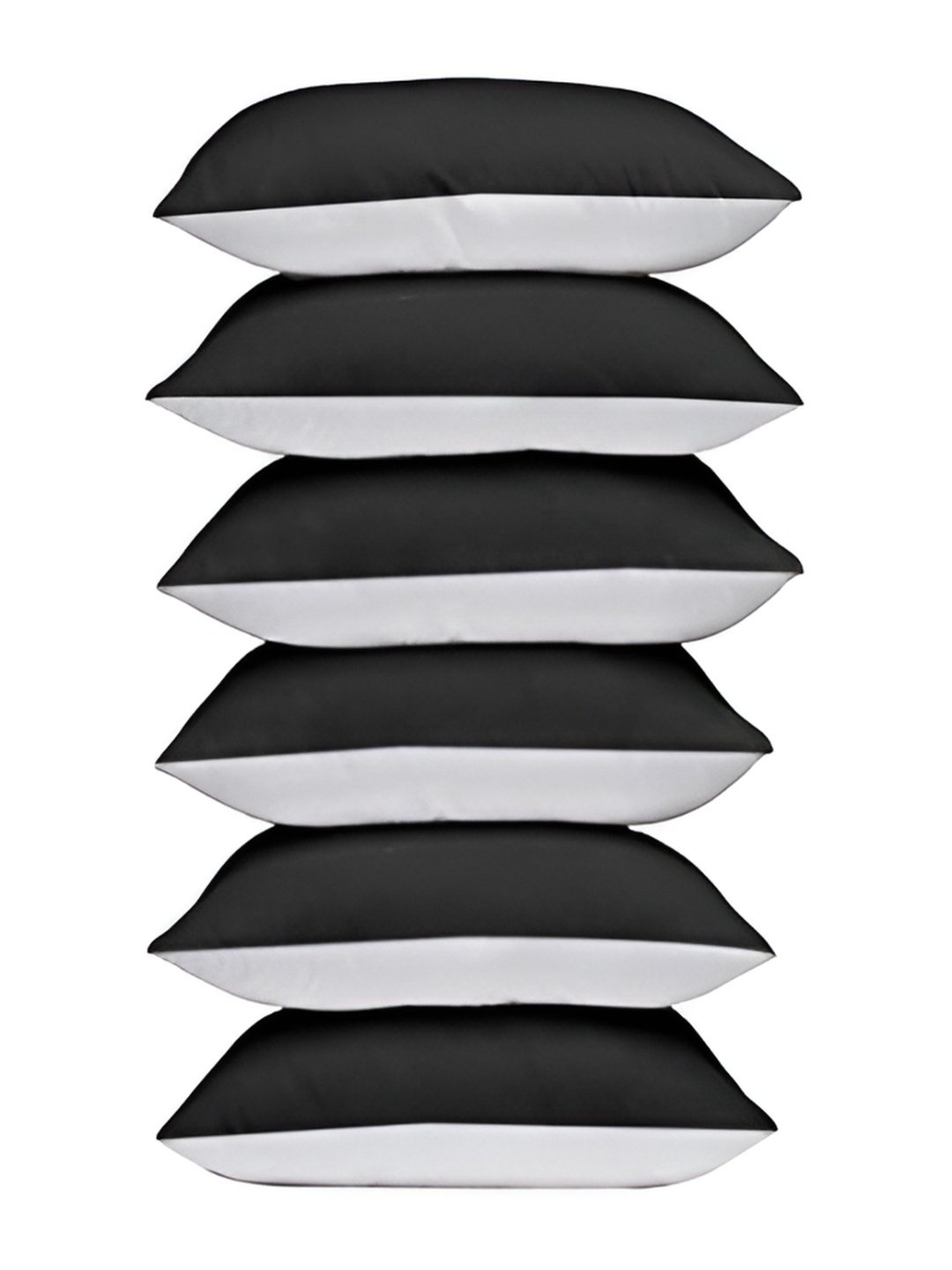 

BIRD WING Black 6 Pieces Square Cushion Covers