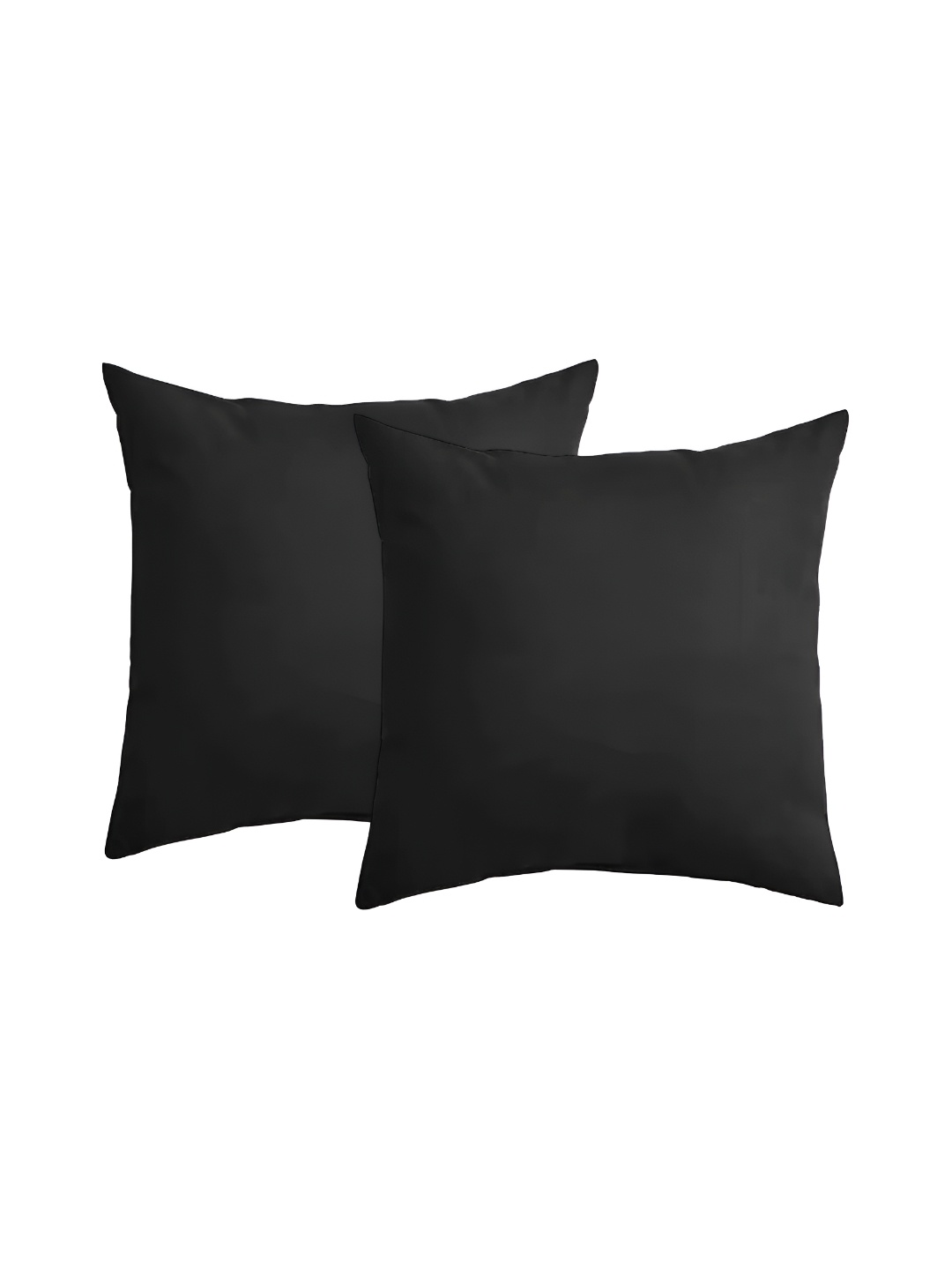 

BIRD WING Black 2 Pieces Cotton Square Cushion Covers