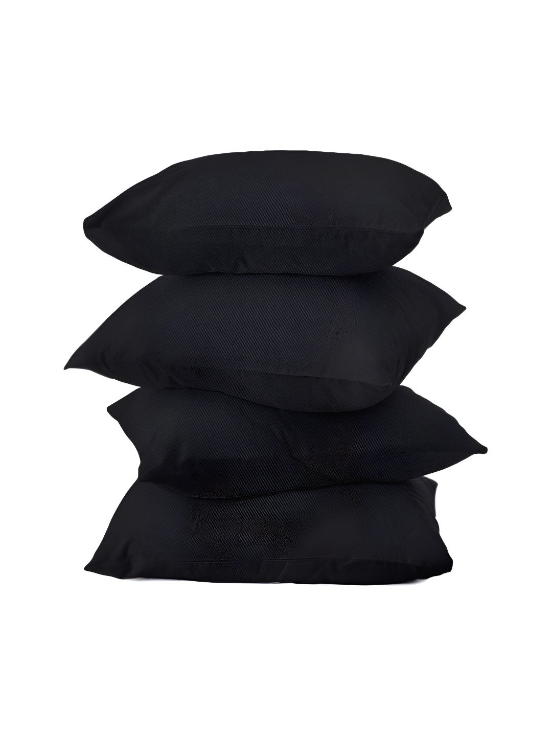 

BIRD WING Black 4 Pieces Square Cushion Covers