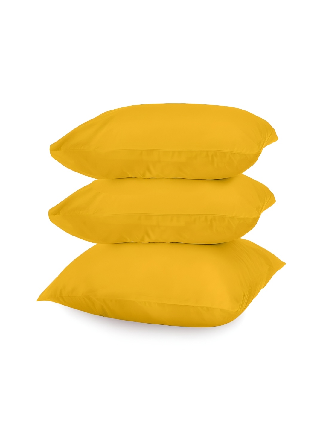 

BIRD WING Yellow 3 Pcs Square Cushion Covers