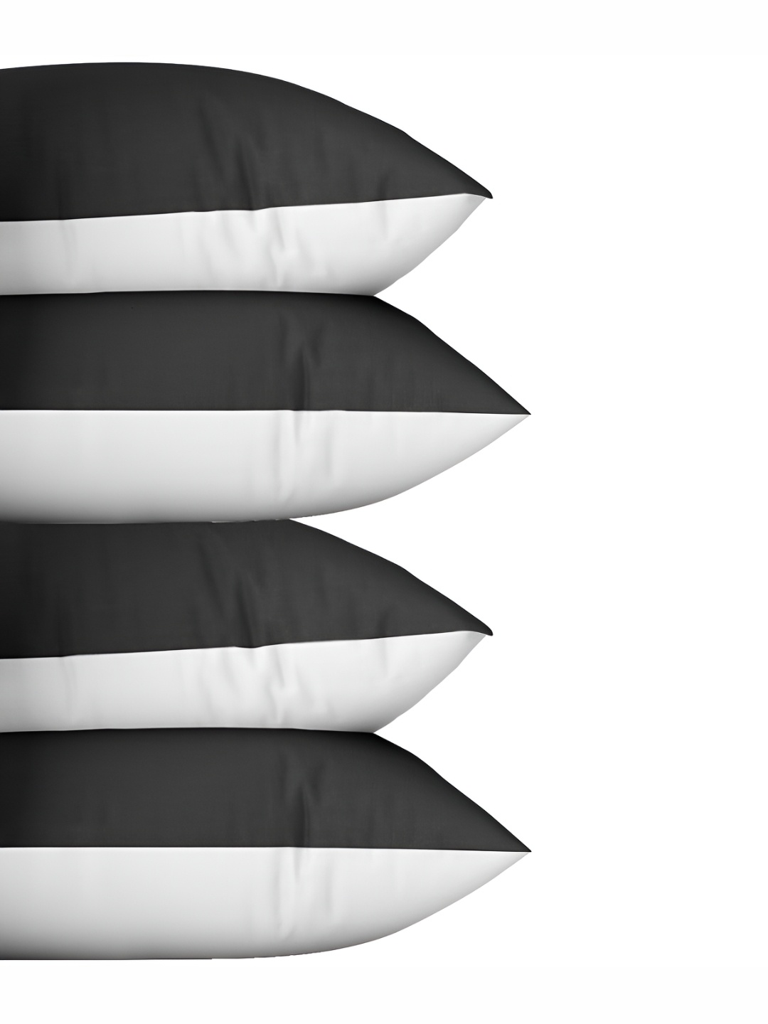 

BIRD WING Black 4 Pieces Square Cushion Covers