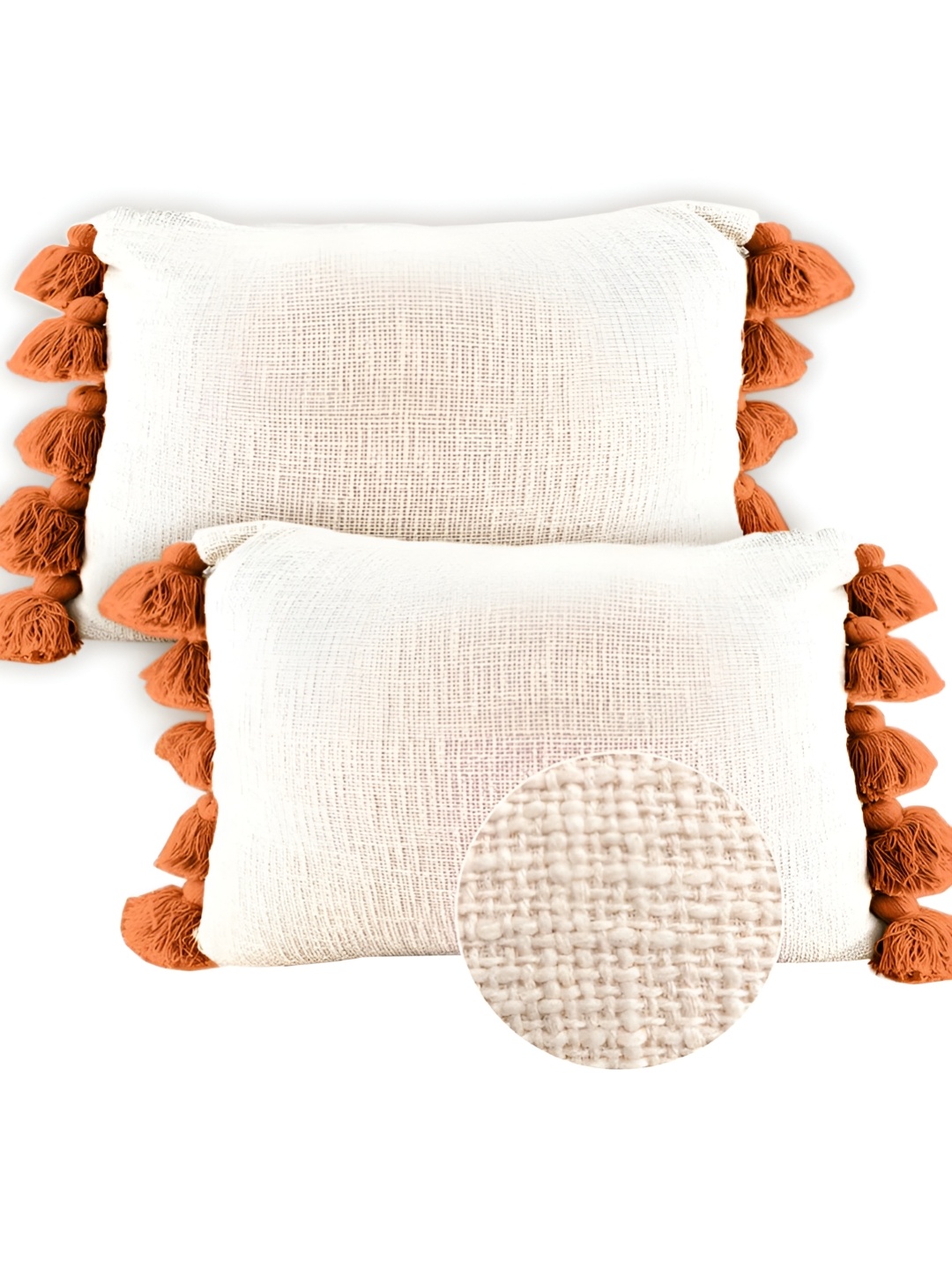 

BIRD WING Beige 2 Pieces Rectangle Cushion Covers