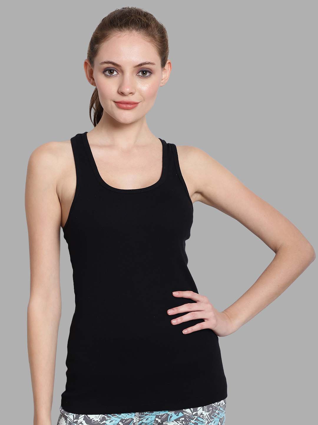 

FBAR Cotton Tank Top, Black