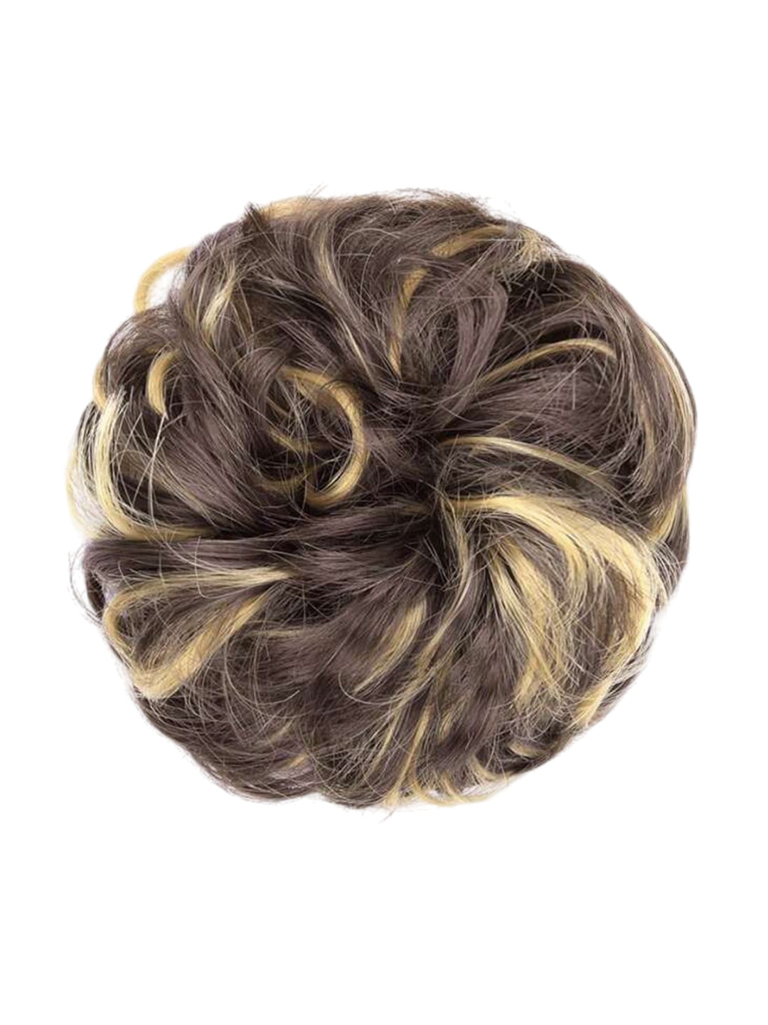 

VAGHBHATT Highlights Hair Messy Bun Scrunchie Extensions - Brown