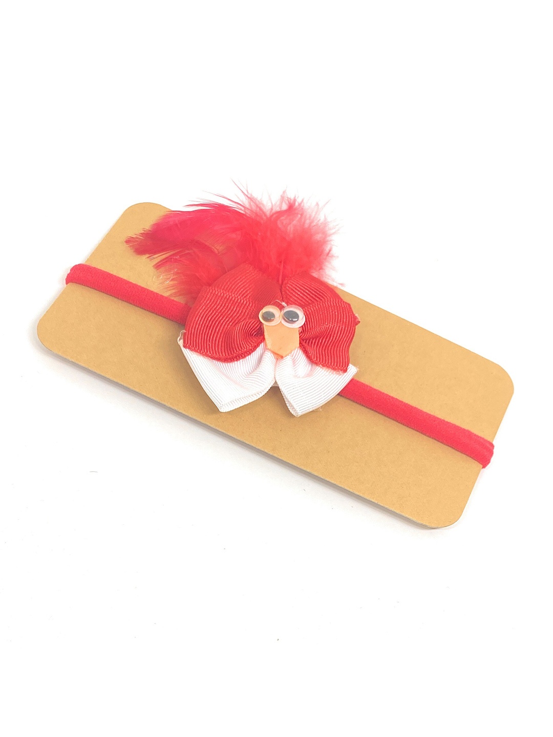 

BAESD Girls Fur Hairband, Red