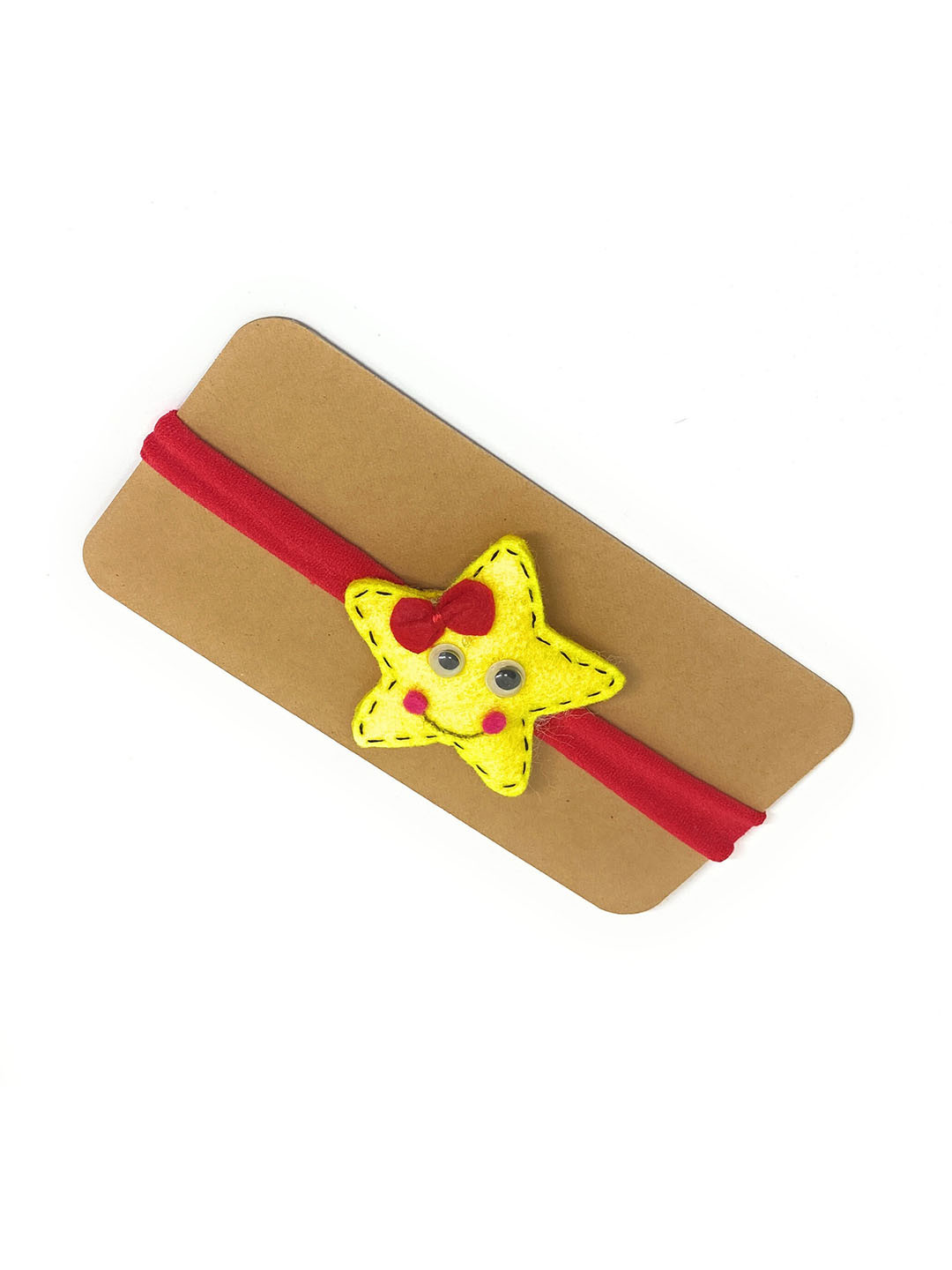

BAESD Girls Quirky Star Elastic Hairband, Yellow