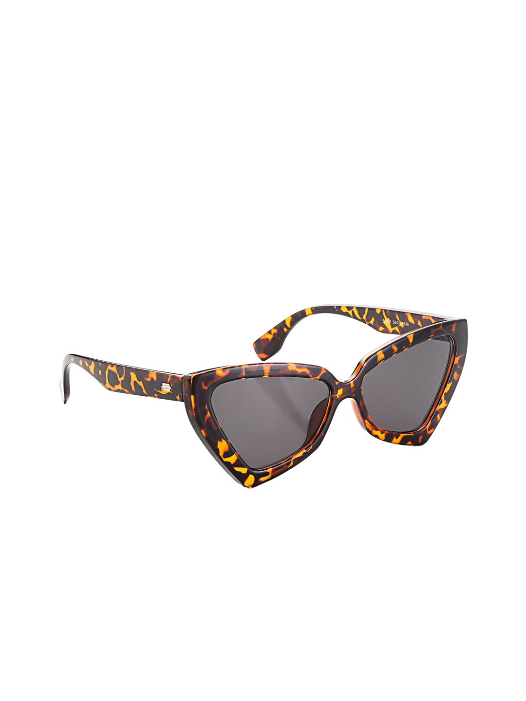 

HASHTAG EYEWEAR Women Cateye Sunglasses with UV Protected Lens 58003-C3, Black
