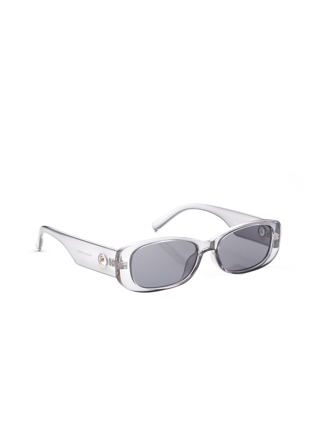 

HASHTAG EYEWEAR Unisex Oval Sunglasses with UV Protected Lens 58011, Black