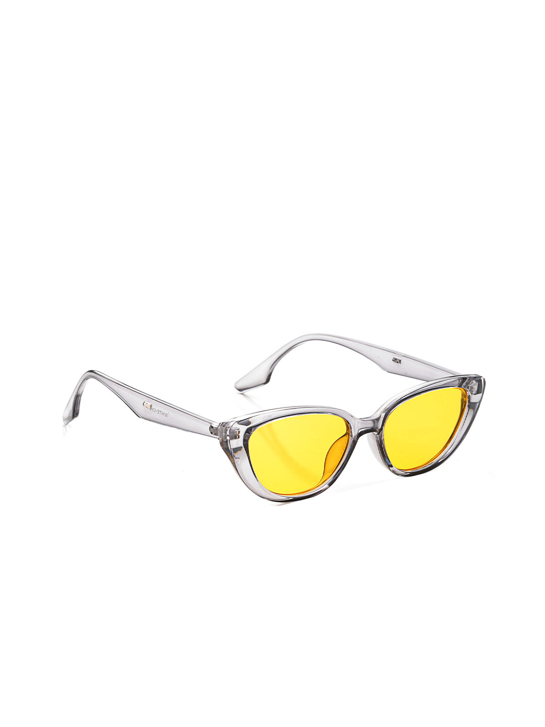 

HASHTAG EYEWEAR Women Cateye Sunglasses with UV Protected Lens 58031-C2, Yellow