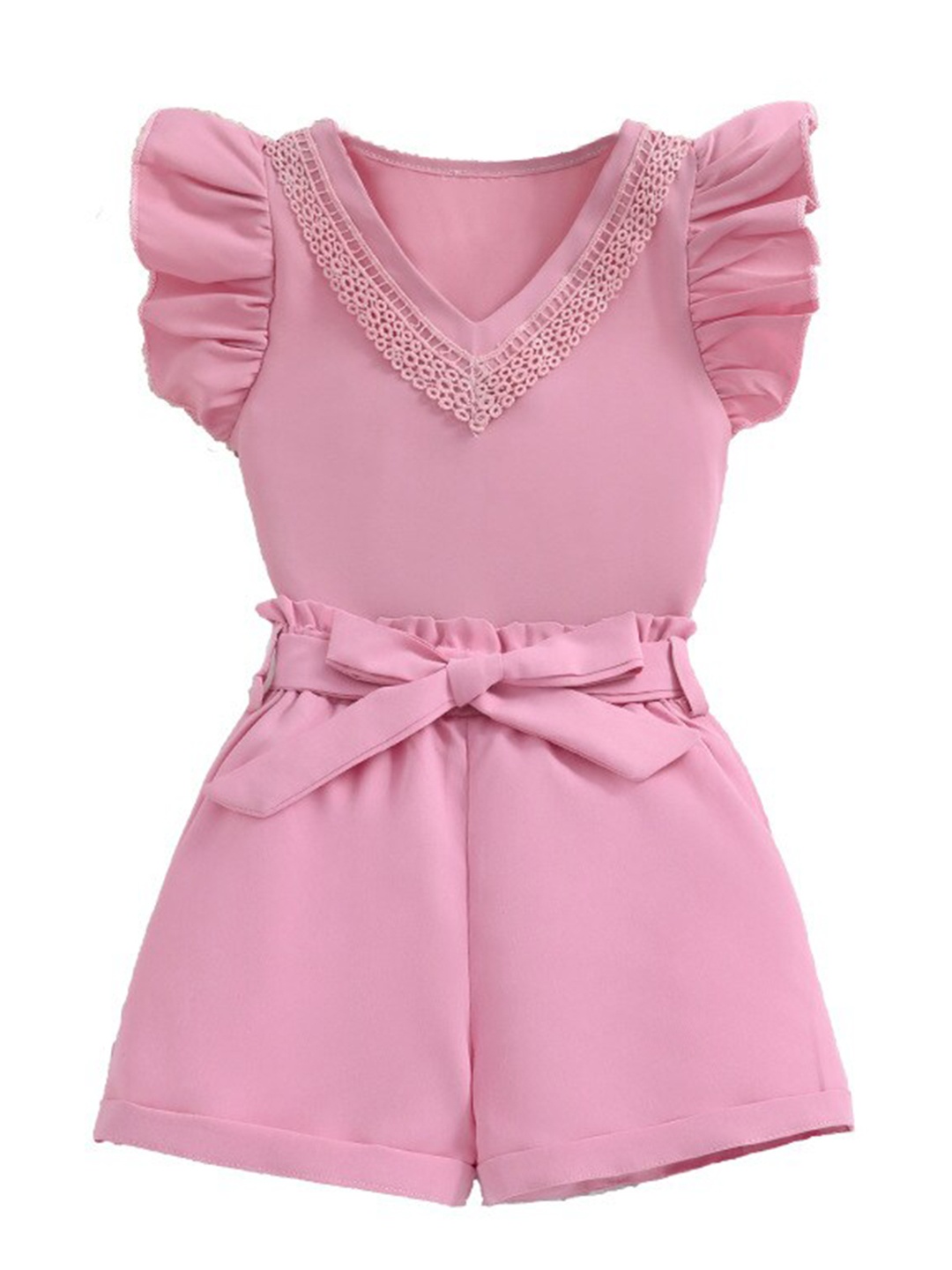 

StyleCast x Revolte Girls Short Sleeves Top with Shorts, Pink